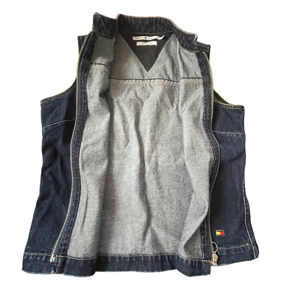 Tommy Hilfiger denim vest Size Medium - Picture 7 of 16
